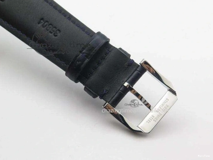 MIROTIME 0224 UrbanChic Ingeniuer St.Laurens SS Blue Dial MK 1:1 Best Edition On Black Leather Strap A 7366